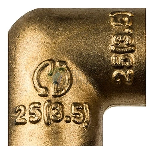 Stout Угольник 90° 25 для труб из сшитого полиэтилена аксиальный - фото 5