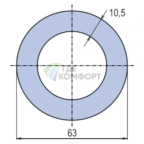 Труба PP-RCT WAVIN Ekoplastik PN20 63x10-5 - фото 2