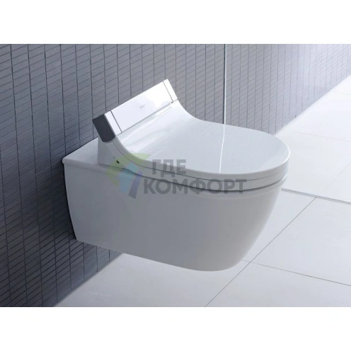 Подвесной унитаз Duravit Darling New с функцией биде SensoWash (2544590000) - фото 3