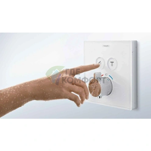 Термостат Hansgrohe ShowerSelect 15763000: точная температура для комфорта и безопасности в душе - фото 2