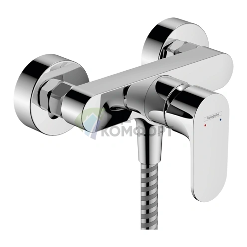 Смеситель для душа Hansgrohe Rebris S наружного монтажа в хроме (72640000) - фото 1