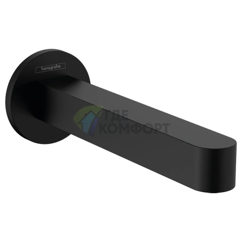 Излив для ванны Hansgrohe Finoris матовый черный (76410670) - фото 1