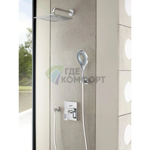 Стильный и функциональный смеситель Grohe Quadra 19455000 для душа - фото 2