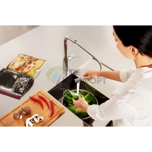 Стильный смеситель Grohe Essence для кухонной мойки 30270000 - фото 7