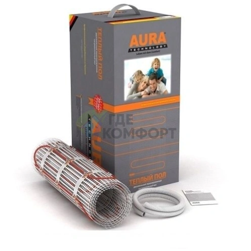 Теплый пол Aura Heating Мta 2250-15-00 на основе нагревательного мата - фото 1