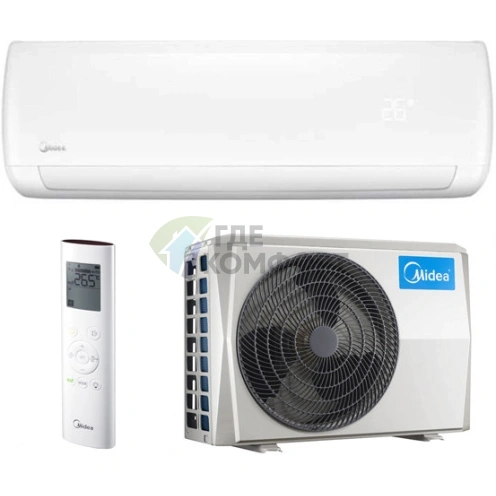 Кондиционер сплит-система Midea MSMBB-12HRN1(W)/MOBA02-12HN1 - фото 1