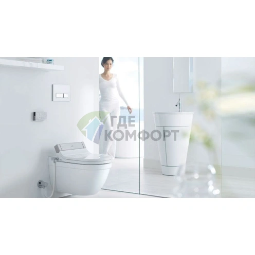 Подвесной унитаз Duravit Starck 3: Современный дизайн и функциональность (2226590000) - фото 6