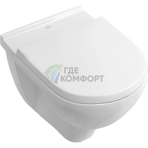 Подвесной унитаз Villeroy & Boch O Novo 5660H101 цвет alpin - фото 1