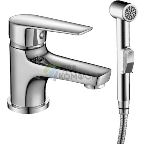 Смеситель для раковины Rossinka S S35-15 с гигиеническим душем - фото 1