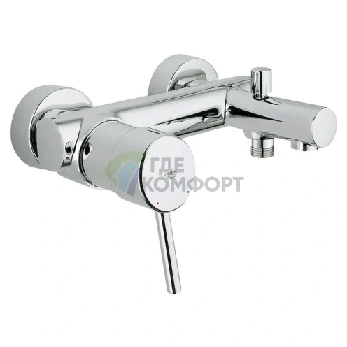 Смеситель Grohe Concetto 32211001 для ванны с душем — готовый комплект - фото 1