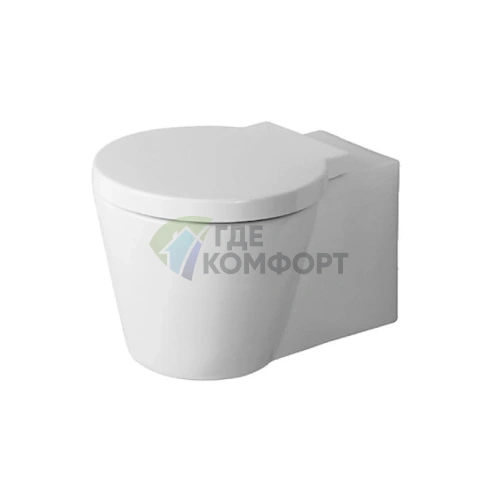 Подвесной унитаз Duravit 575x410 мм с системой крепления DURAFIX (210090064) - фото 1