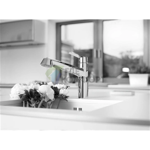 Смеситель Grohe Eurodisc Cosmopolitan для кухни: однорычажный, стильный, практичный - фото 4
