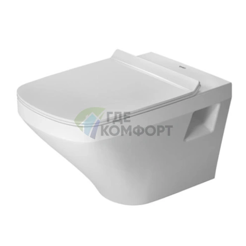 Унитаз подвесной Duravit DuraStyle с горизонтальным выпуском (370x540 мм, белый) (2540090000) - фото 1