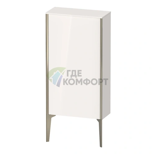 Подвесной шкаф Duravit XViu 890x500x240 мм, белый глянцевый/champagne matt (XV1306LB122) - фото 1