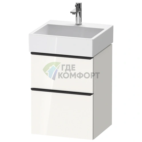 Подвесная тумбочка Duravit D-Neo 484x442x625 мм, 1 ящик, белый высокоглянцевый (DE437002222) - фото 1