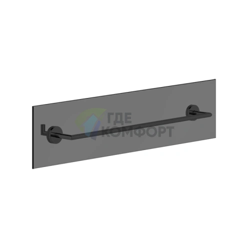 Полотенцедержатель Gessi Tondo для крепления на стекло, 60 см, цвет Black XL (63728#299) - фото 1