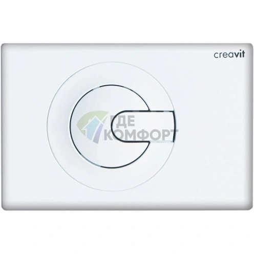 Кнопка смыва для бачка Creavit Power GP5001.00 белая - фото 1