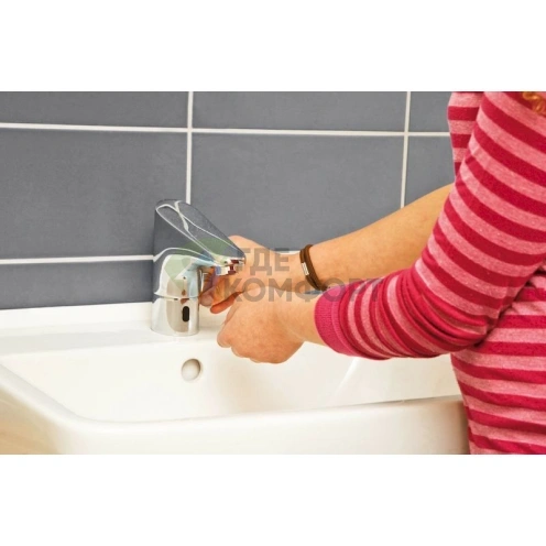 Смеситель для раковины Grohe Europlus E 36207001 однорычажный - фото 6