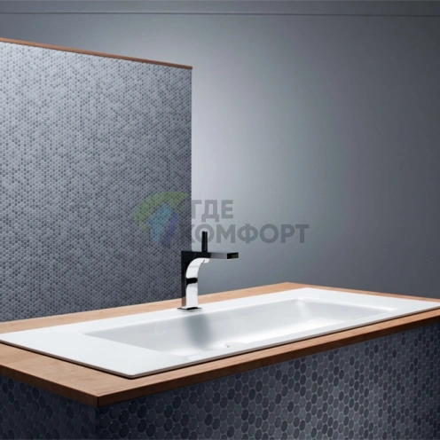 Раковина BETTEAqua встраиваемая 80х49 5х8 cм c 1 отв под смесительитель без перелива с крепежом цвет белый - фото 1